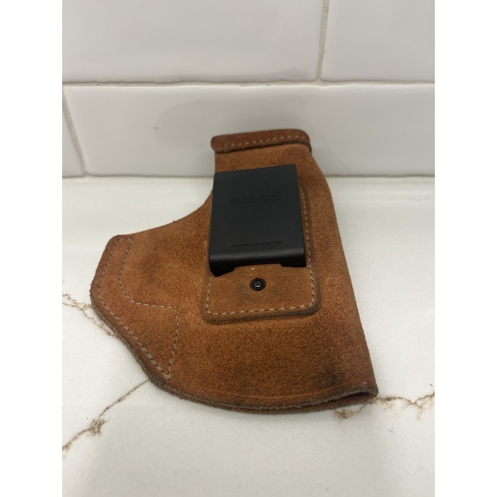 GALCO Brown Leather IWB STO474 Holster For Smith Wesson M&P 9 40 Compact D119L - Picture 6 of 6